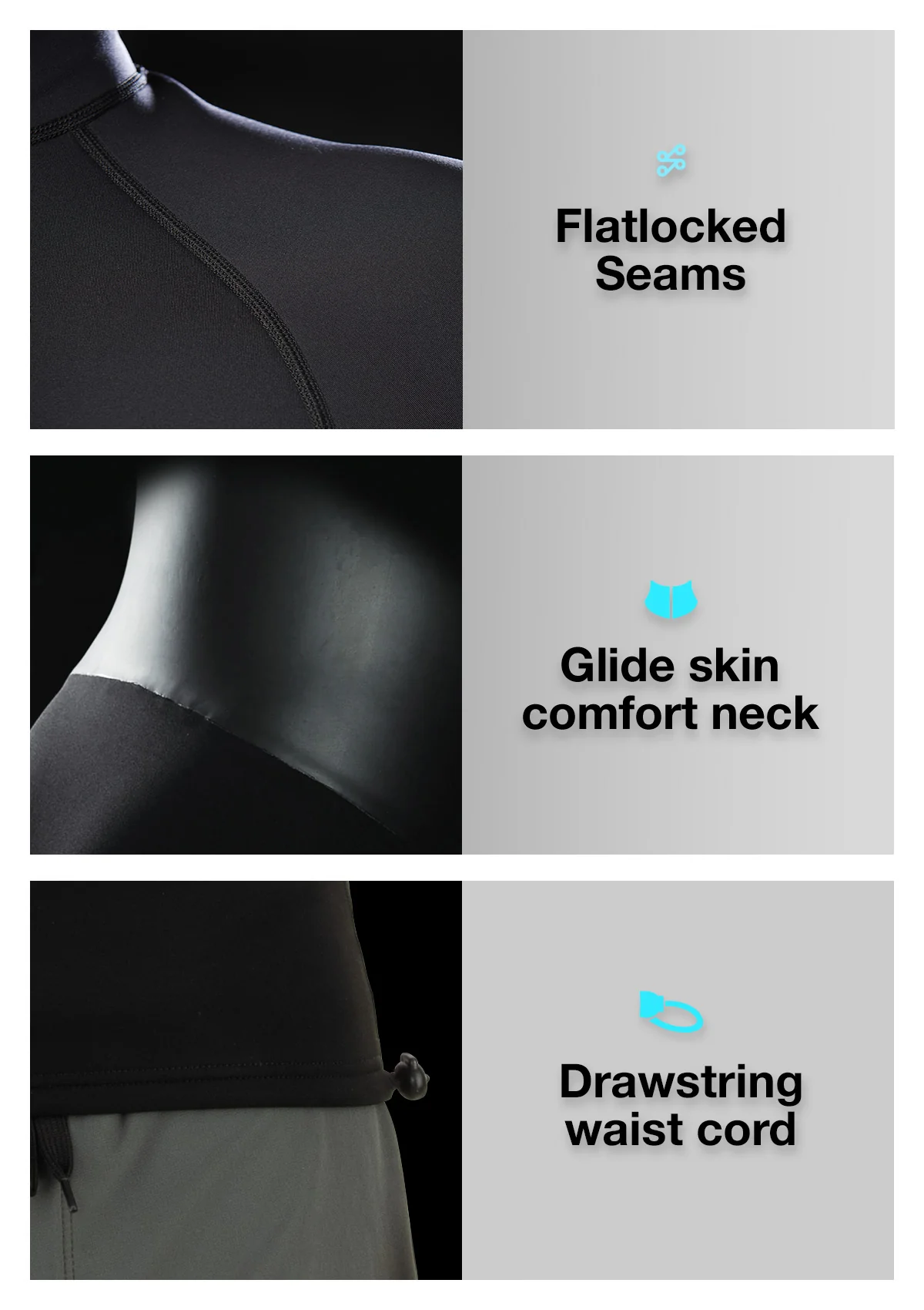 1.5mm Natural Rubber Pullover Wetsuit Jacket Dunegrass - Image 3