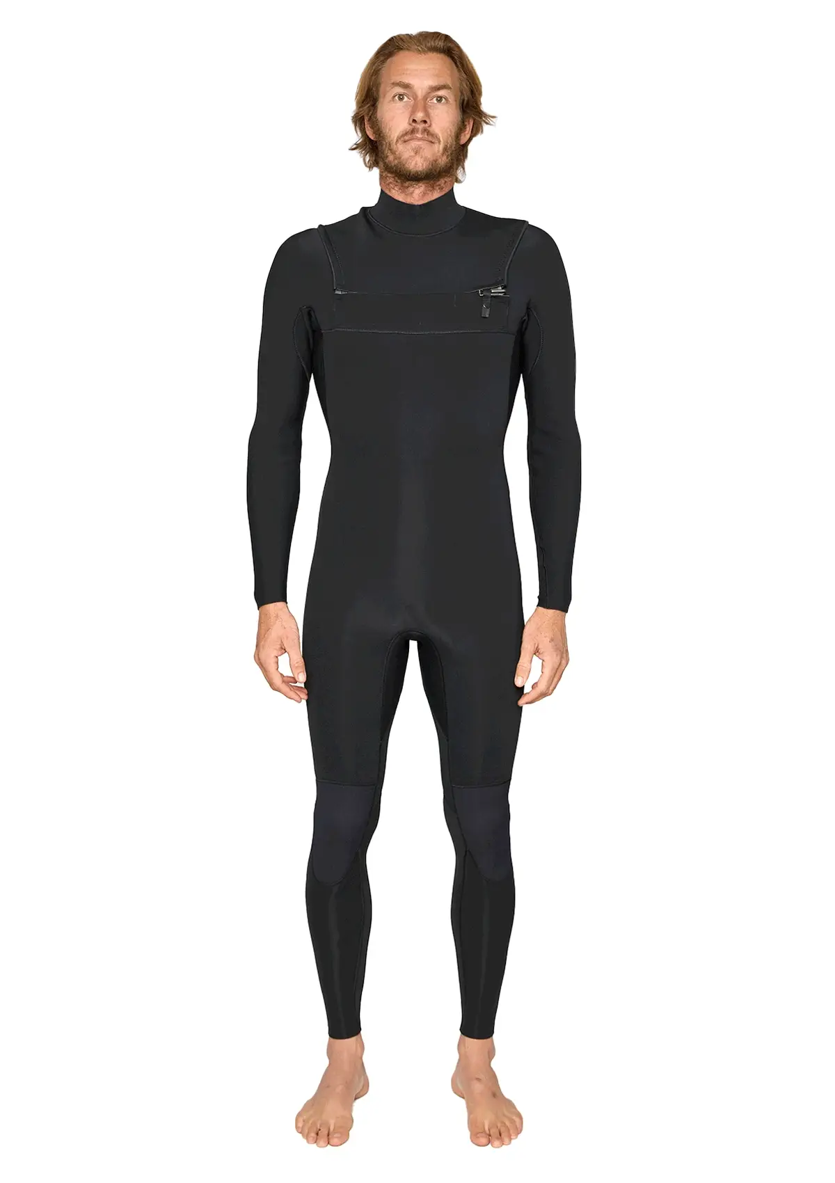 2/2 Natural Rubber Bib Zip Wetsuit - Image 3