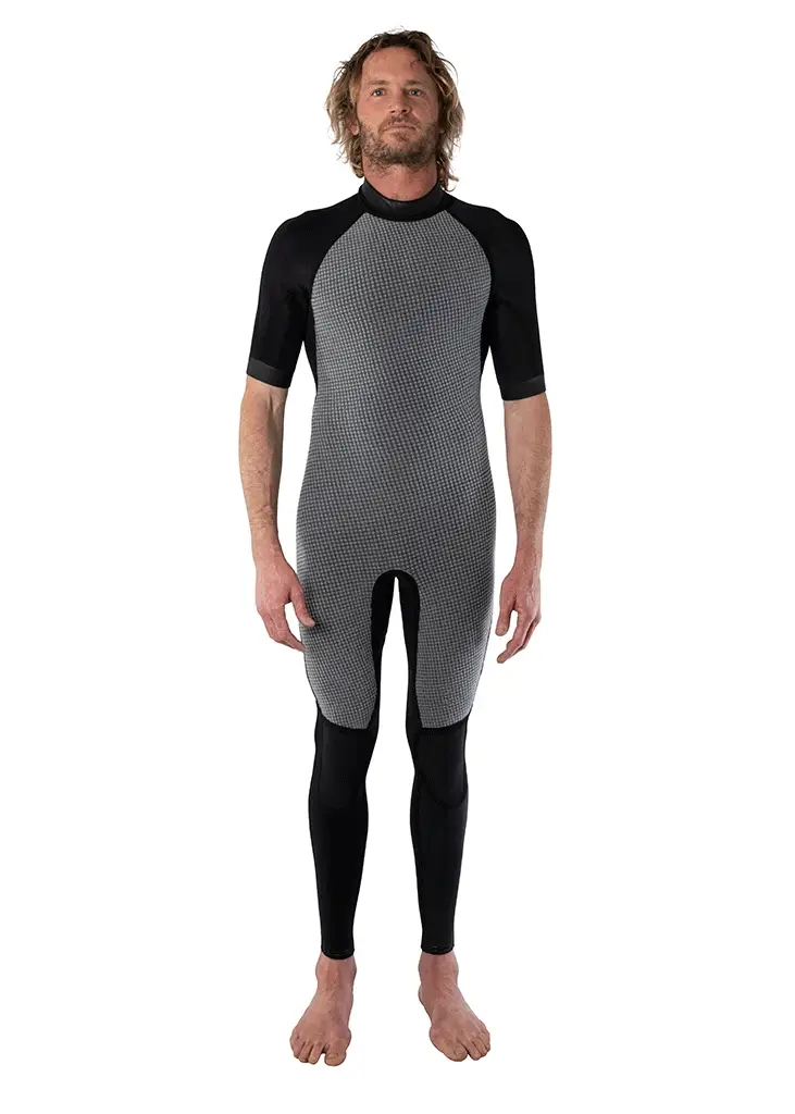 2mm Thermal Back Zip Short Arm Wetsuit - Image 4