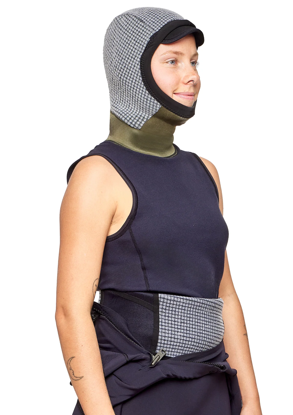 Womens 2mm Thermal Balaclava Wetsuit Vest - Image 4