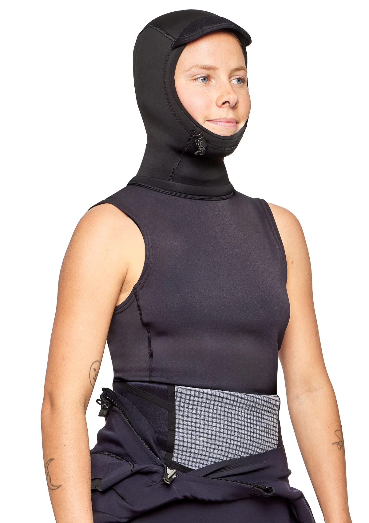 Womens 2mm Thermal Balaclava Wetsuit Vest - Image 5
