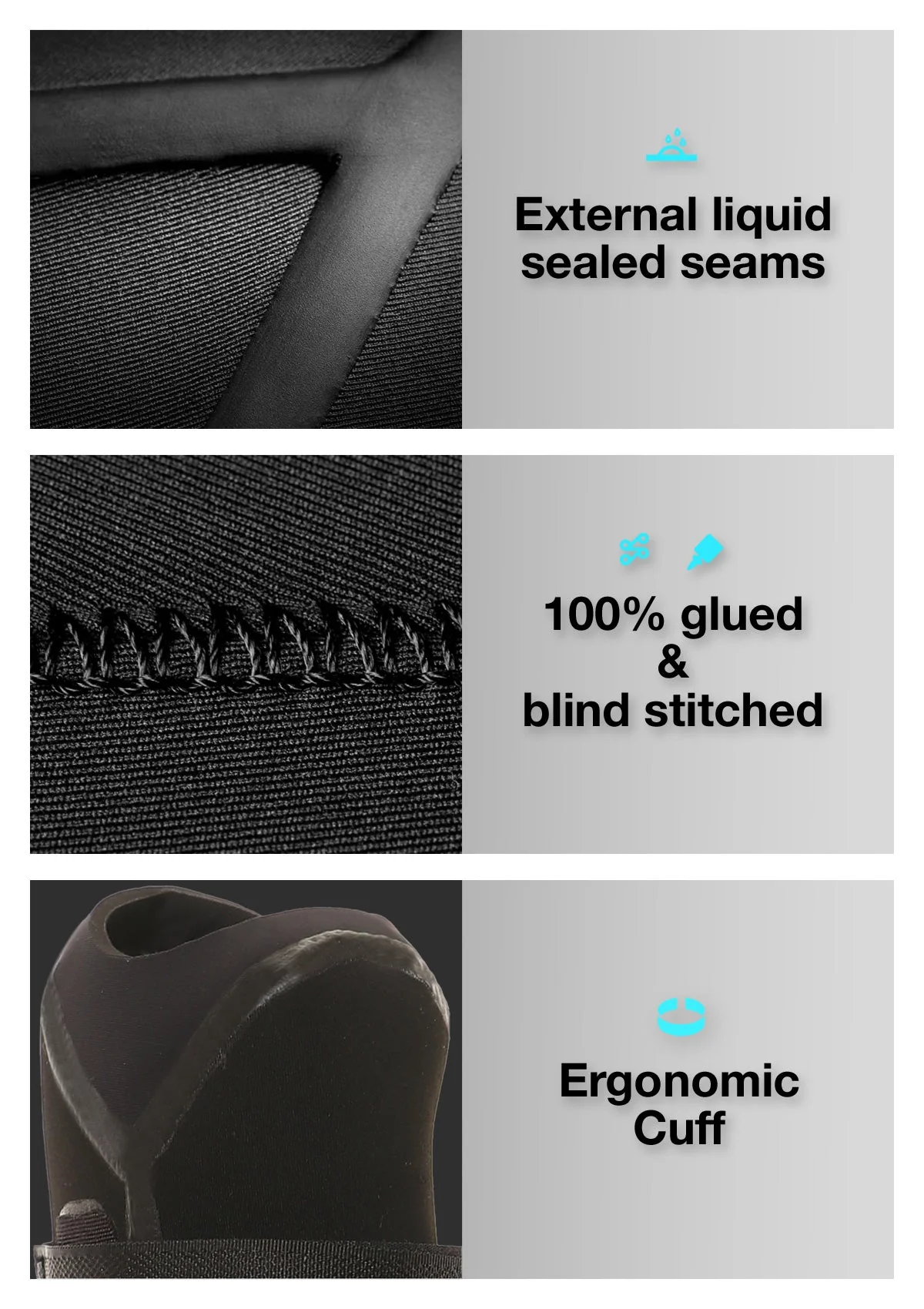 2mm Liquid Sealed Thermal Wetsuit Boot - Image 6