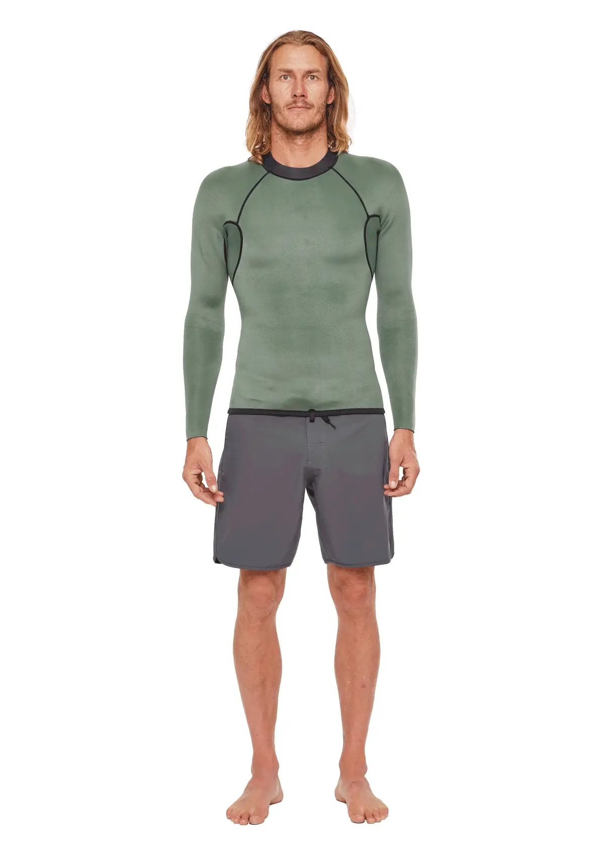 2mm Natural Rubber Back Zip Wetsuit Jacket - Image 4