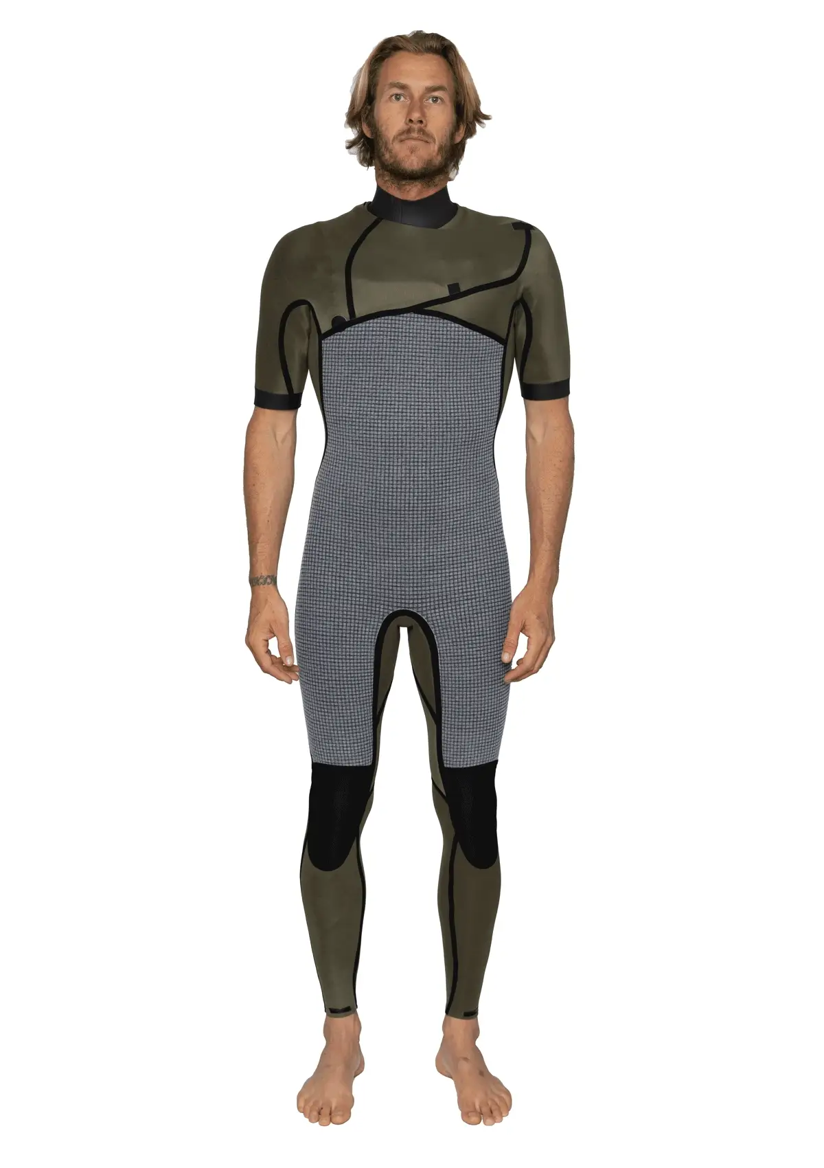 2mm Thermal Chest Zip Short Arm Wetsuit - Image 4