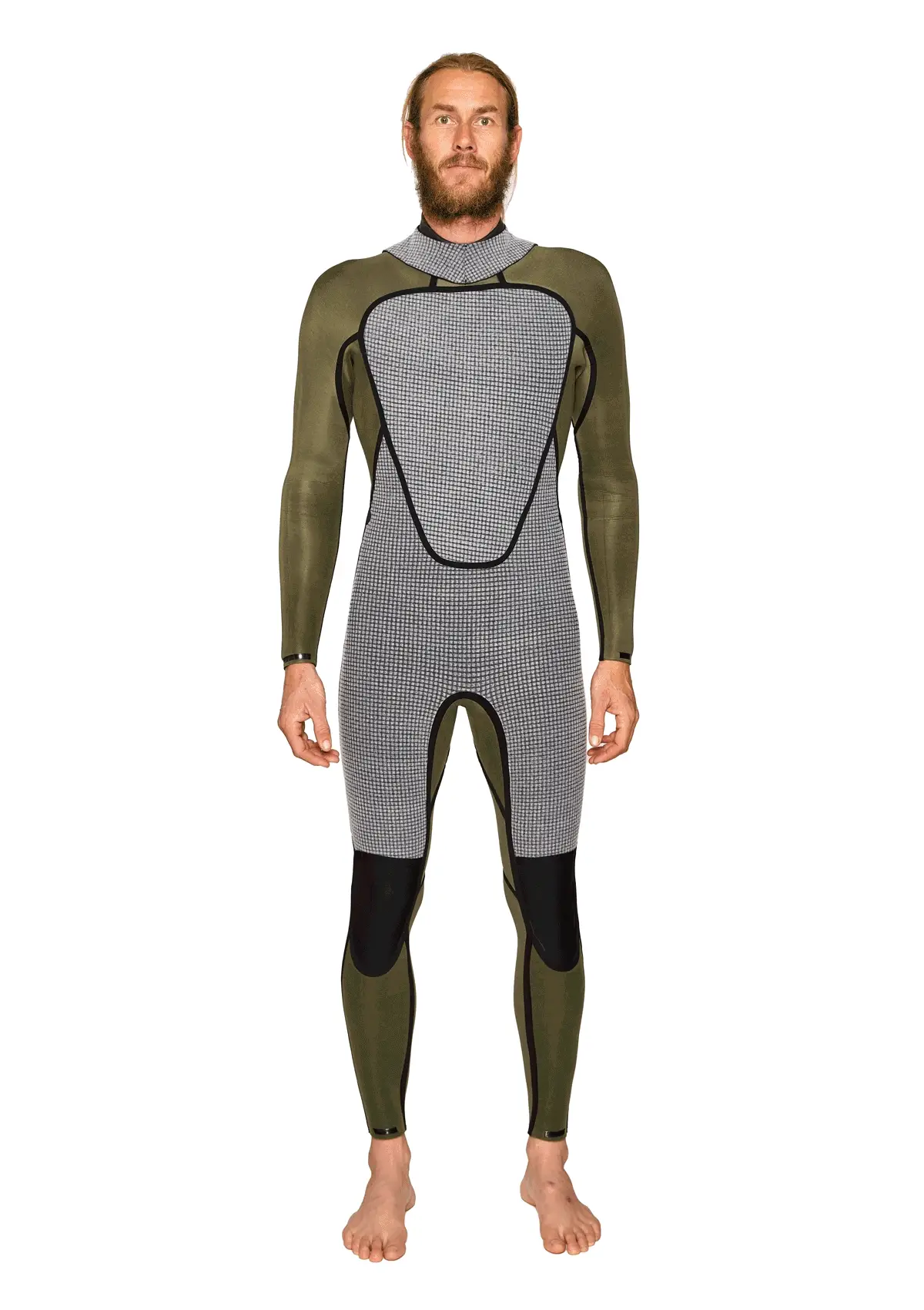 4/3 Back Zip Liquid Sealed Thermal Wetsuit - Image 4