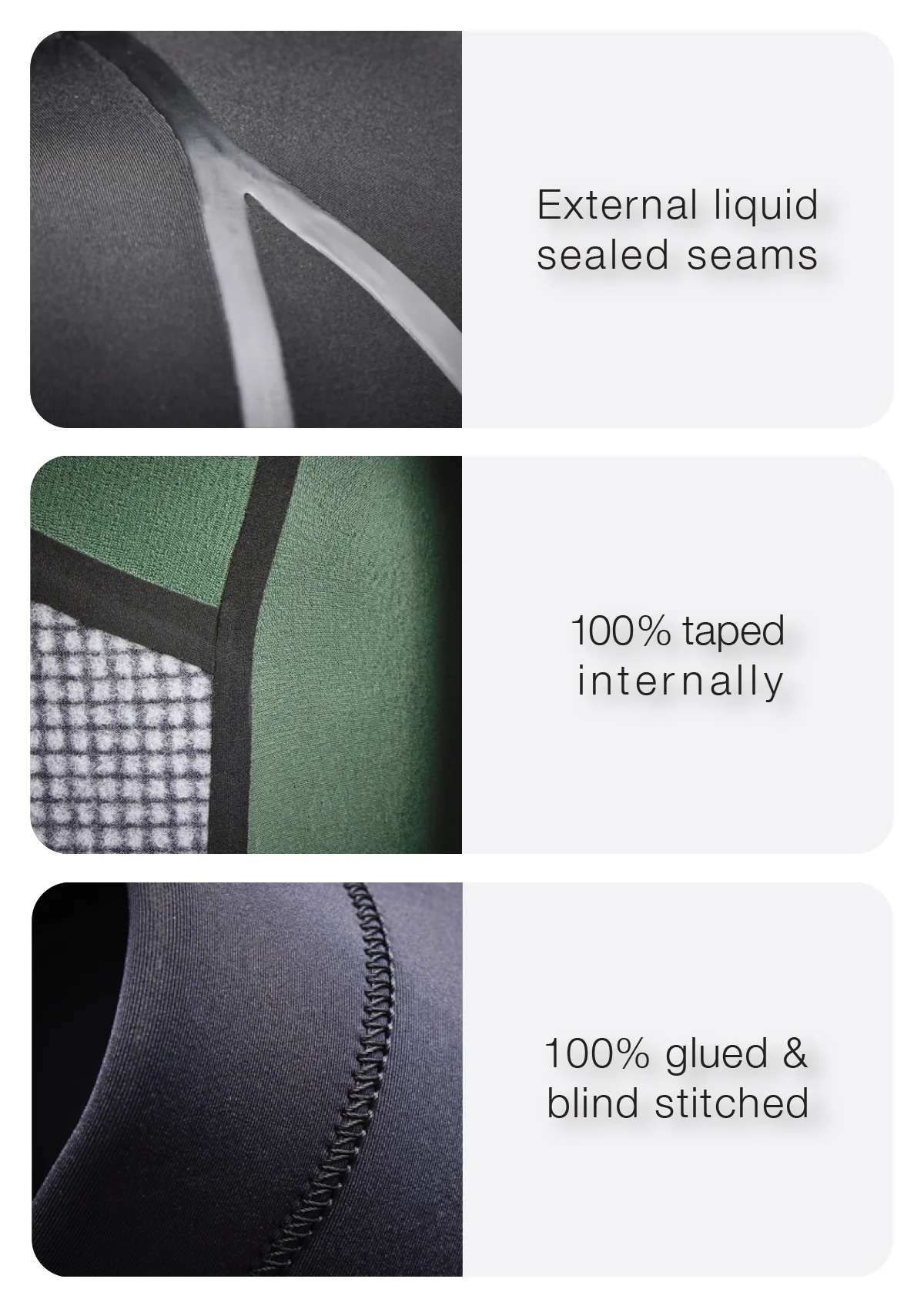 3/2 Natural Rubber Liquid Sealed Wetsuit - Image 6