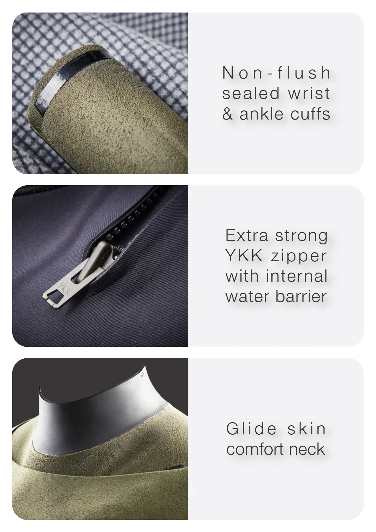 4/3 Liquid Sealed Thermal Chest Zip Wetsuit - Image 7