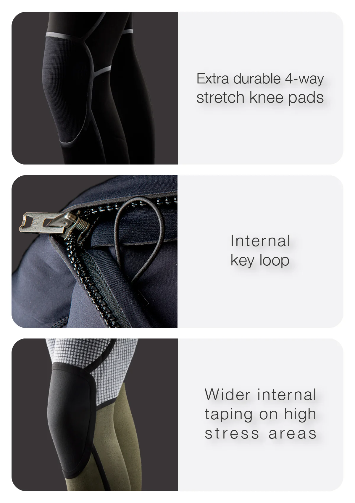 4/3 Liquid Sealed Thermal Chest Zip Wetsuit - Image 8