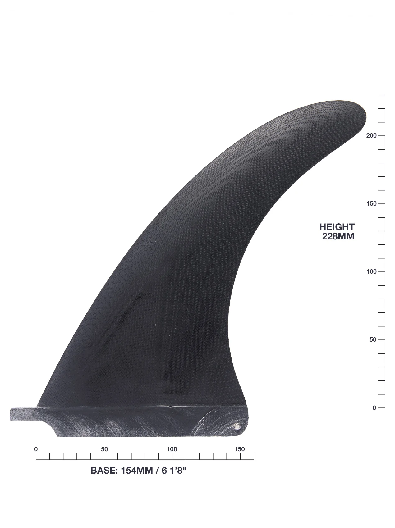 Hand Foiled 9” Raked Single Fin - Image 4
