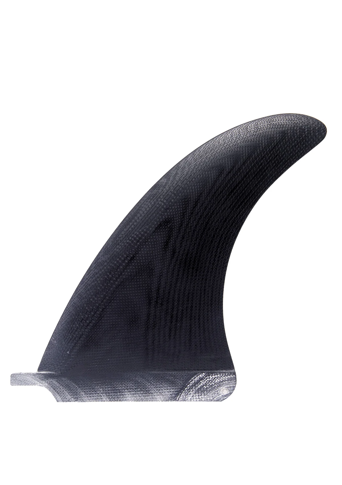 Hand Foiled 8â Traditional Upright Single Fin - Black