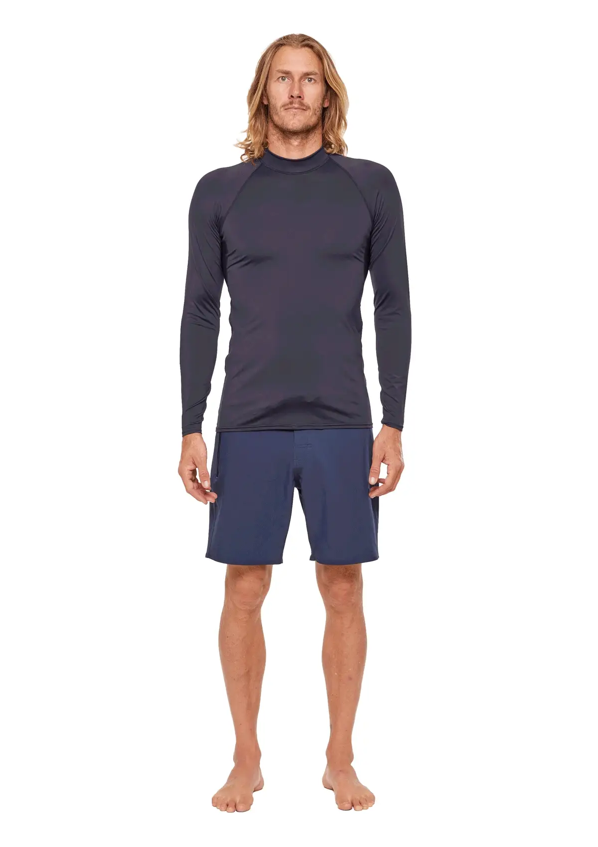 Long Sleeve Rash Vest - Black - Image 2