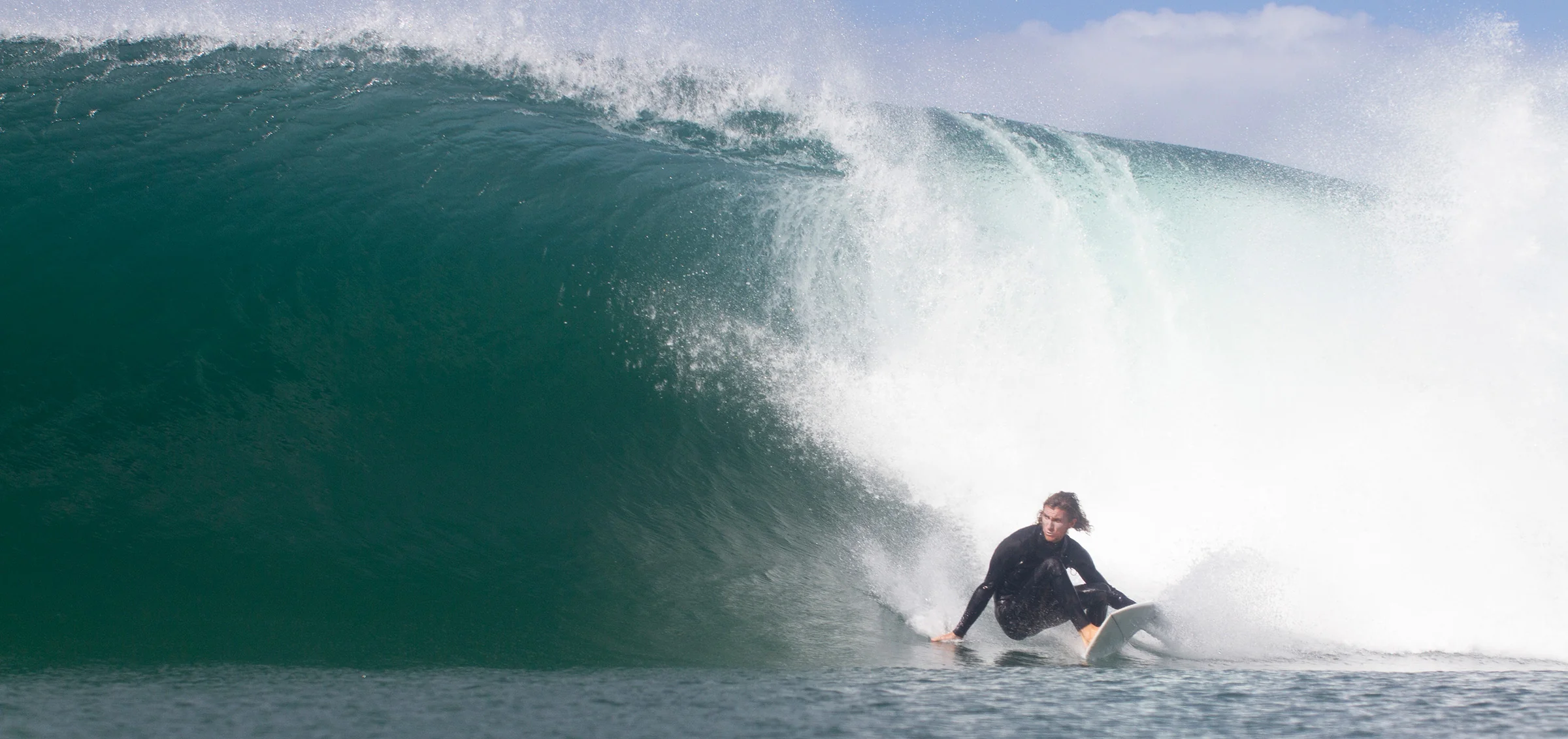 Hand Foiled 10” Log Single Fin - Clear - Image 3