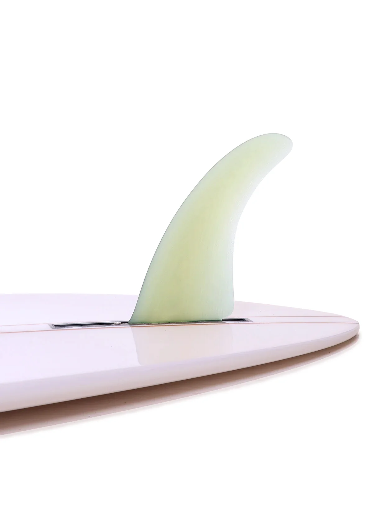 Hand Foiled 9” Single Whale Fin - Clear - Image 2