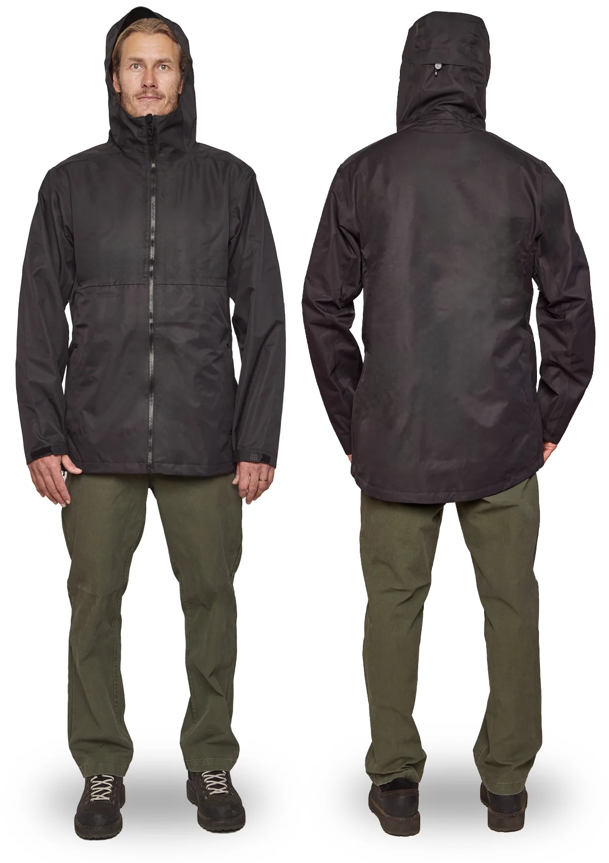 Hard Shell Jacket-Black - Image 3