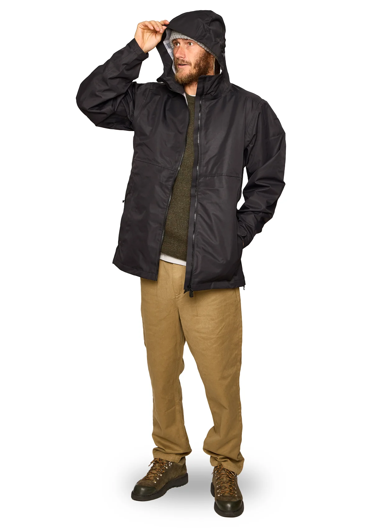 Hard Shell Jacket-Black - Image 6
