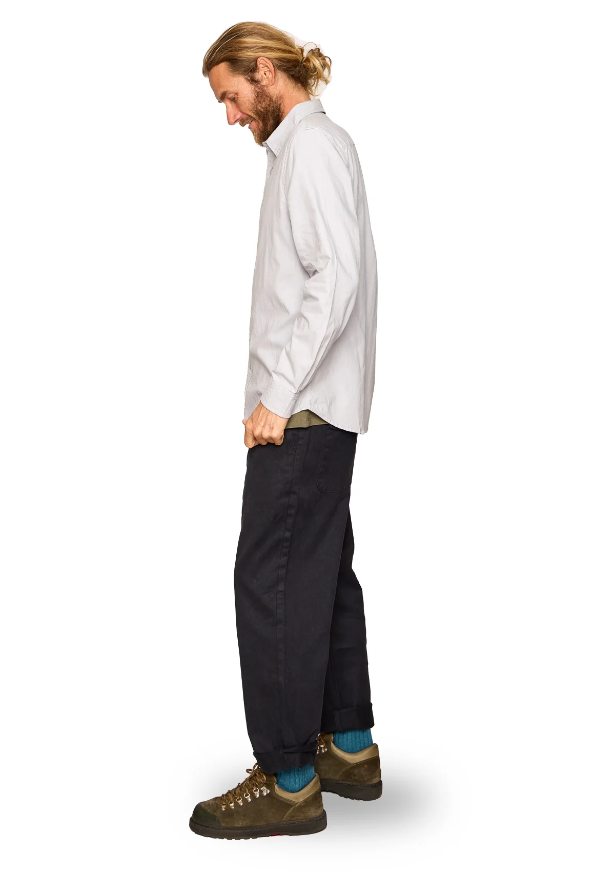 Hemp/ Organic Cotton Lightweight Shirt - Cloud - Image 4