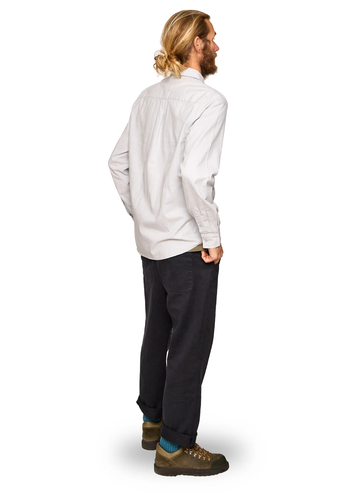 Hemp/ Organic Cotton Lightweight Shirt - Cloud - Image 5