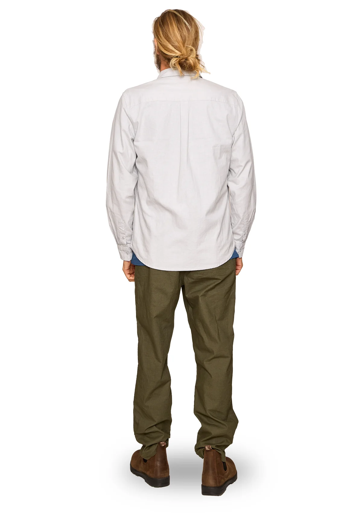 Hemp/ Organic Cotton Lightweight Shirt - Cloud - Image 6