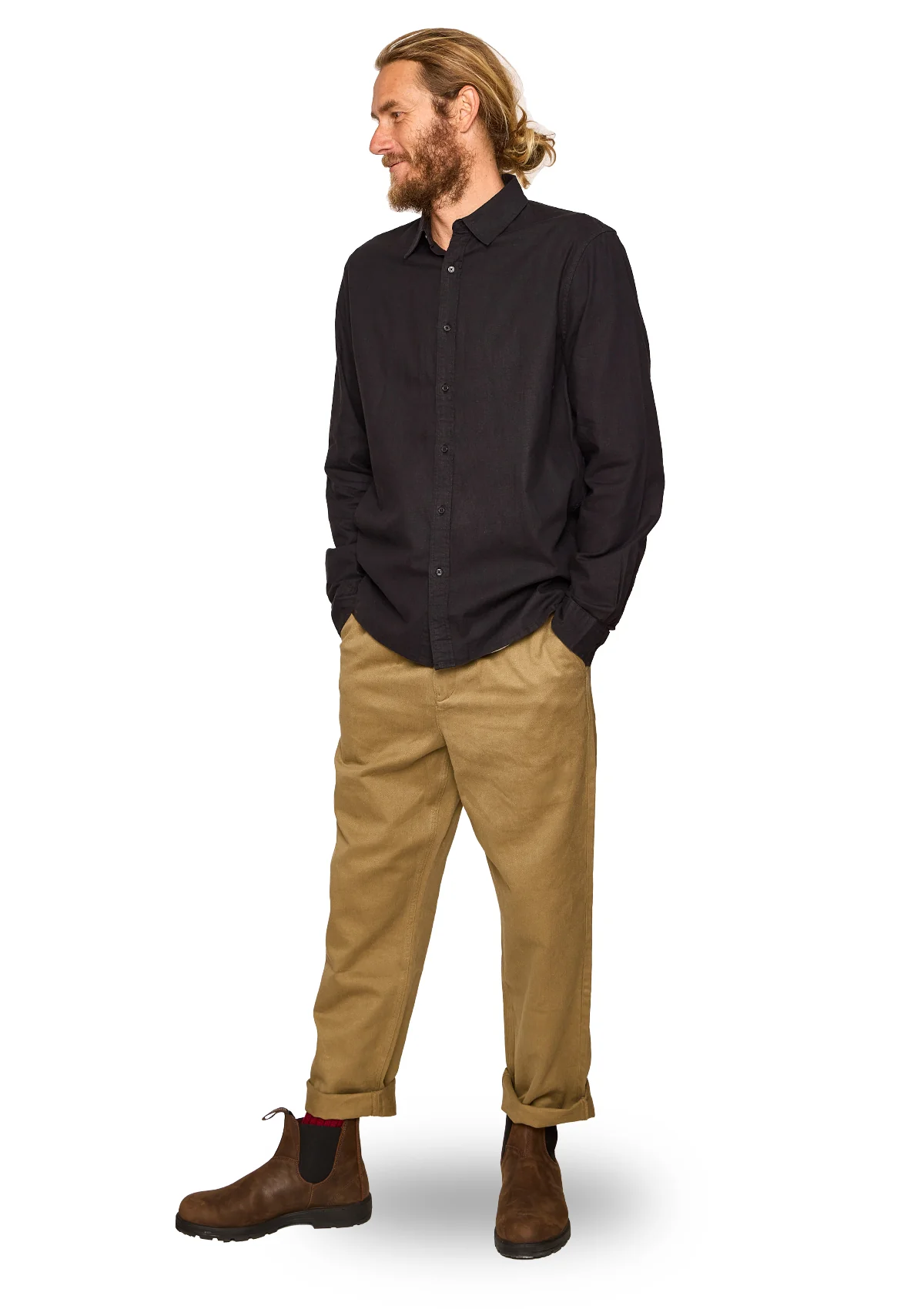 Hemp/ Organic Cotton Lightweight Shirt - Twilight - Image 3