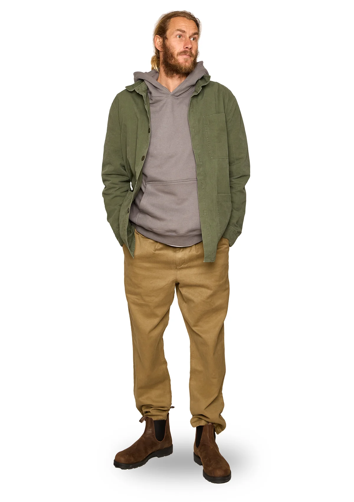 Hemp / Organic Cotton Work Pant - Khaki - Image 3