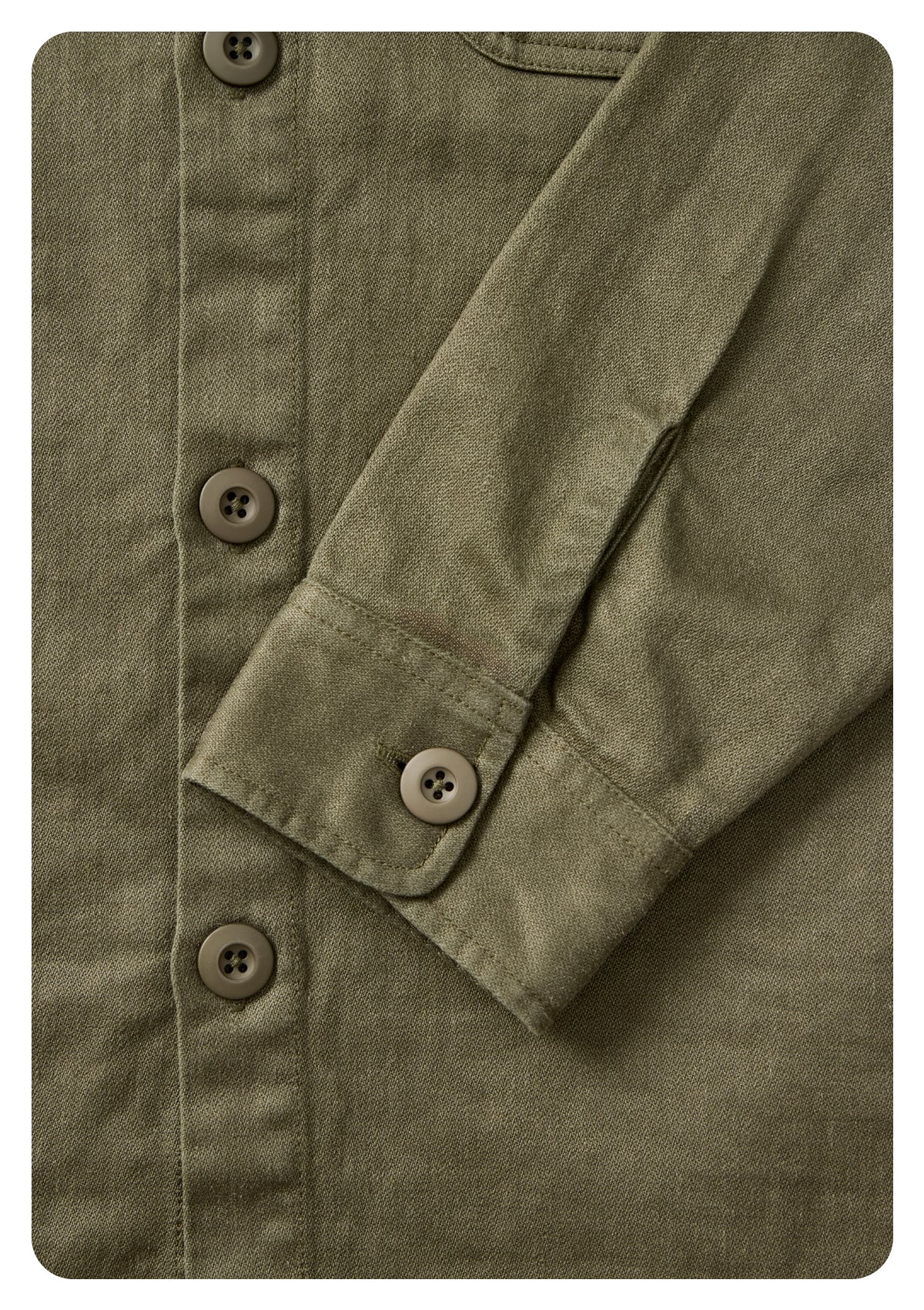 Hemp/ Organic Cotton Work Shirt - Dunegrass - Image 9
