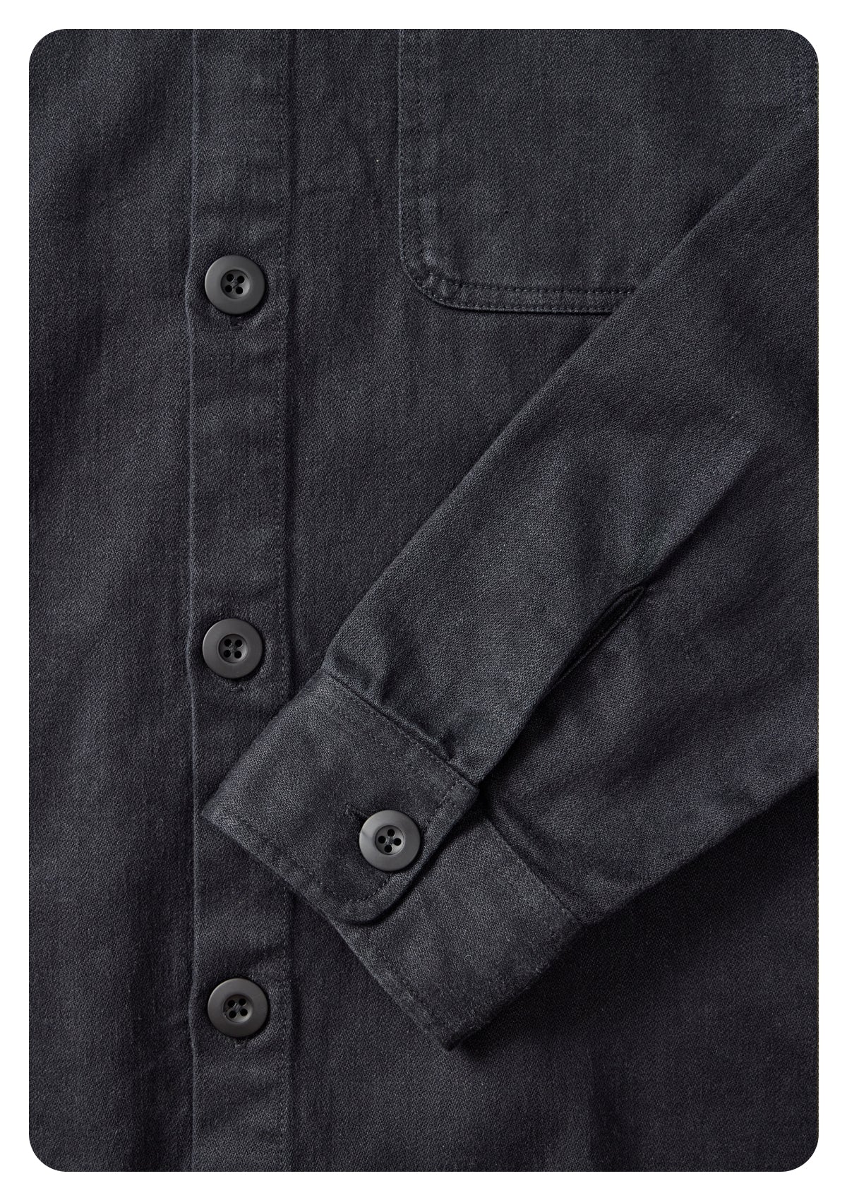 Hemp/ Organic Cotton Work Shirt - Twilight - Image 7