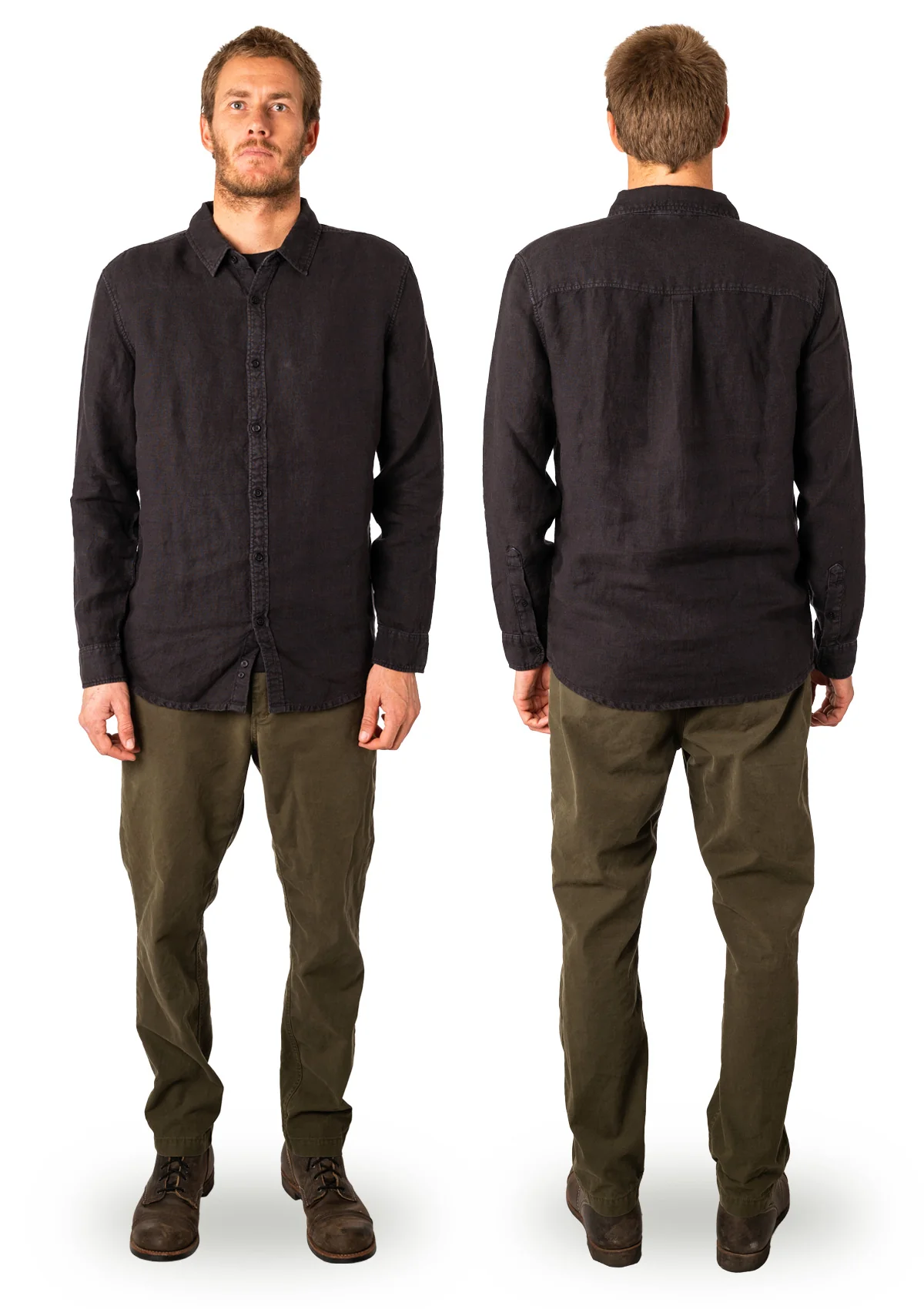 (Last Chance) Hemp Lightweight Shirt - Twilight - Image 3