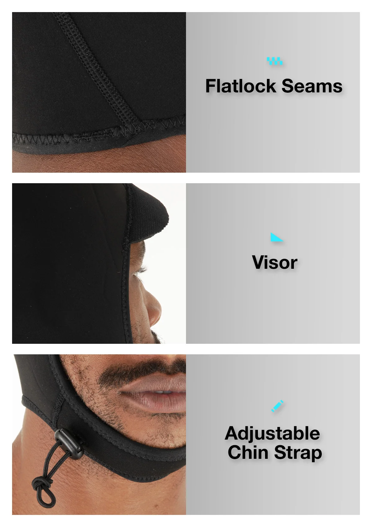 2mm Wetsuit Hood - Image 5
