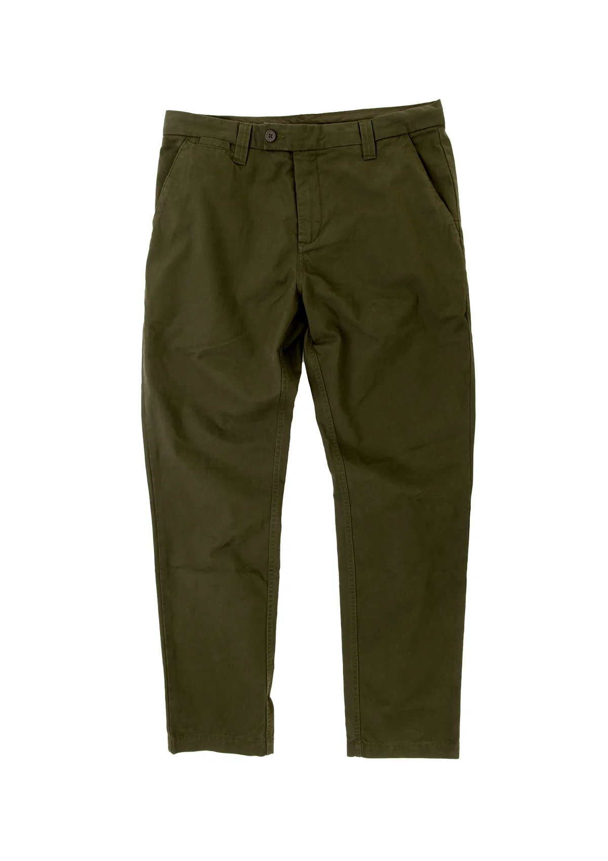 (LAST CHANCE) Organic Cotton Straight Leg Pant - Headland Green