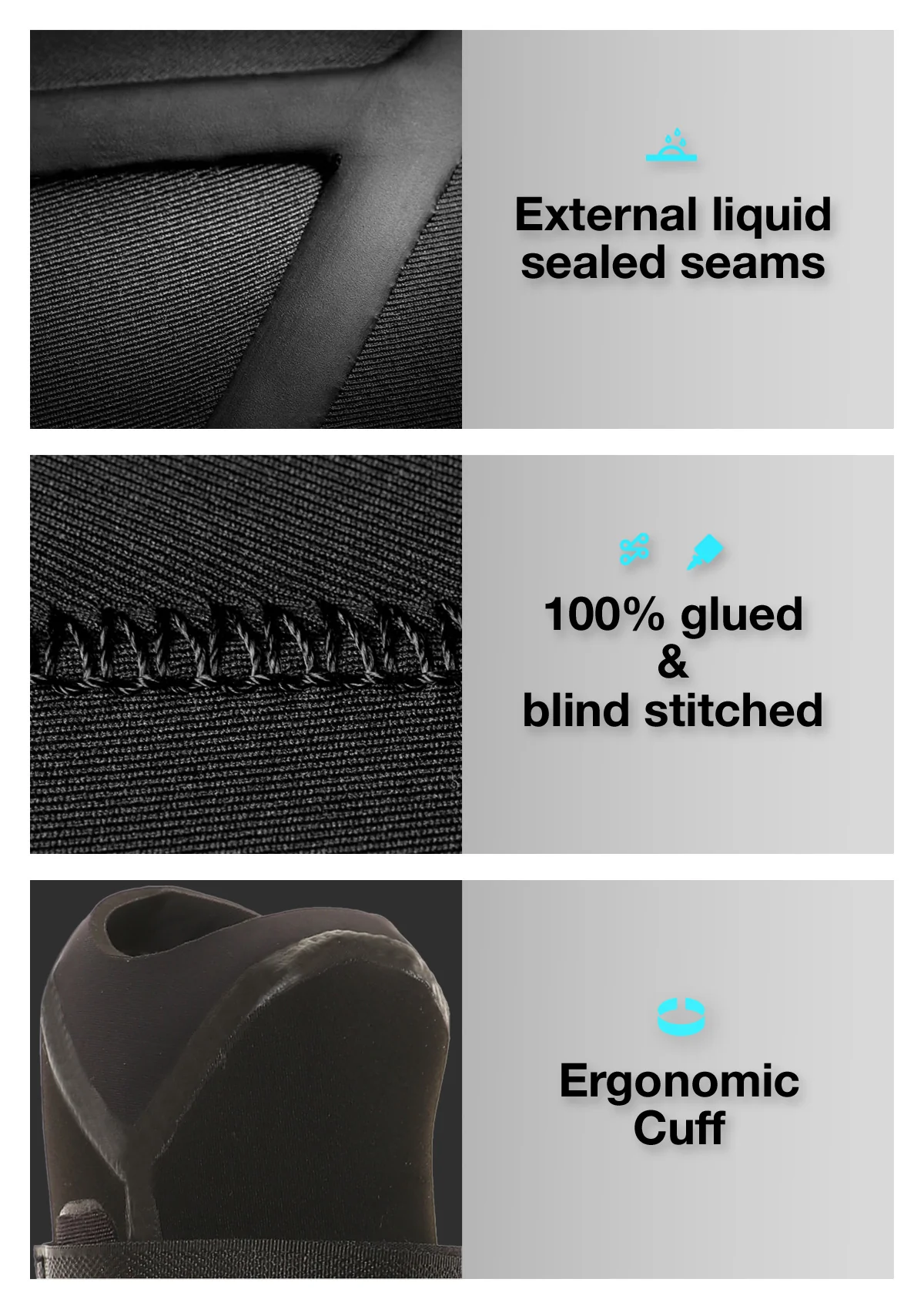 4mm Liquid Sealed Thermal Wetsuit Boot - Image 7