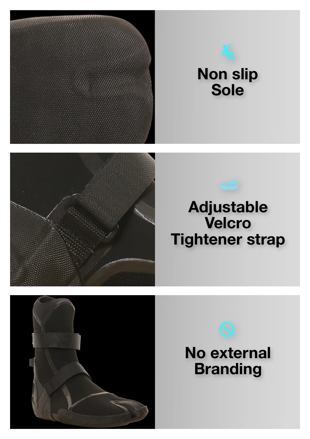 4mm Liquid Sealed Thermal Wetsuit Boot - Image 8