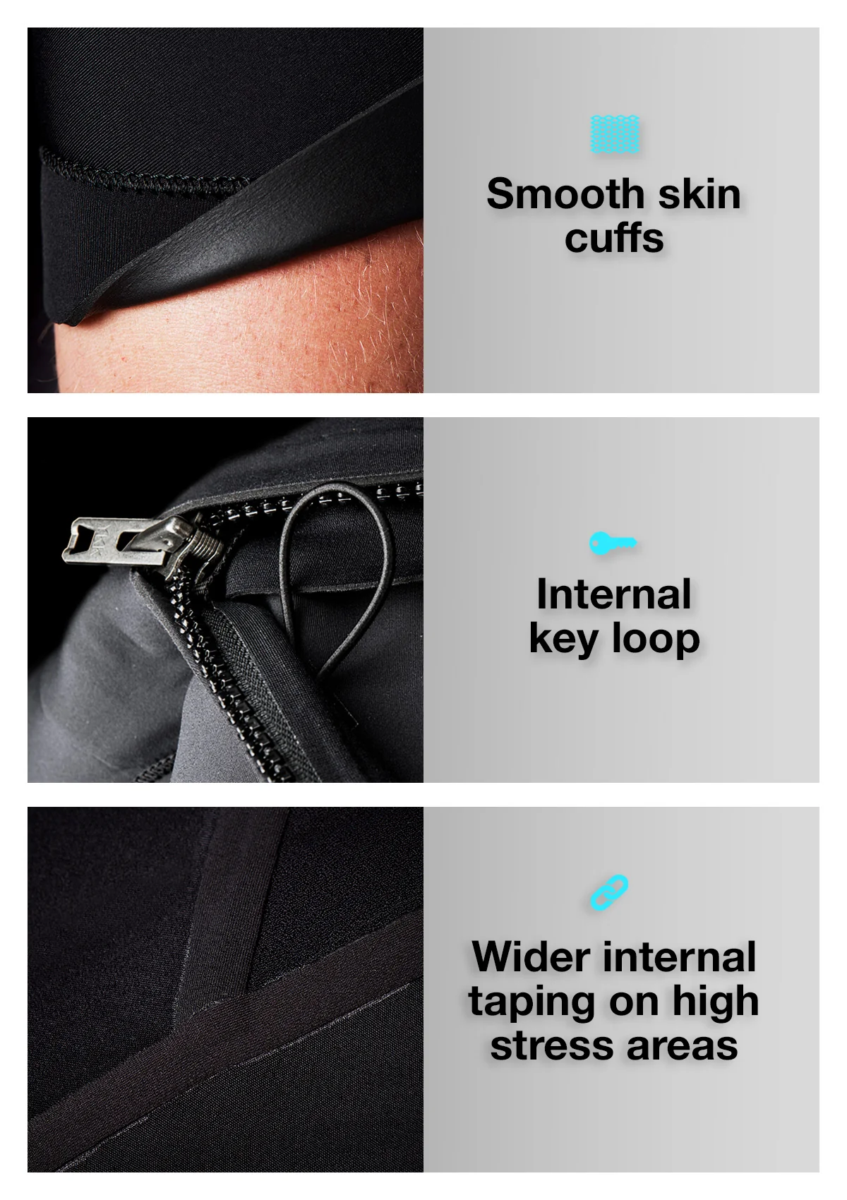 (LAST CHANCE) 2mm Chest Zip Long Arm Spring Wetsuit - Image 4