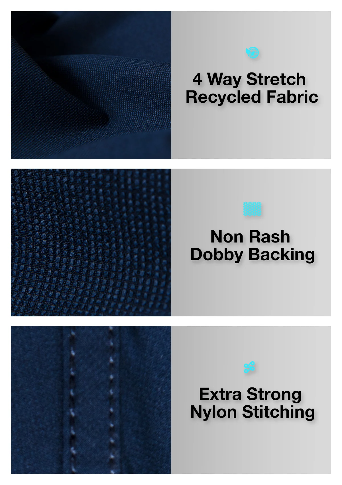 (Last Chance) Navy-Scallop Boardshort - Image 7