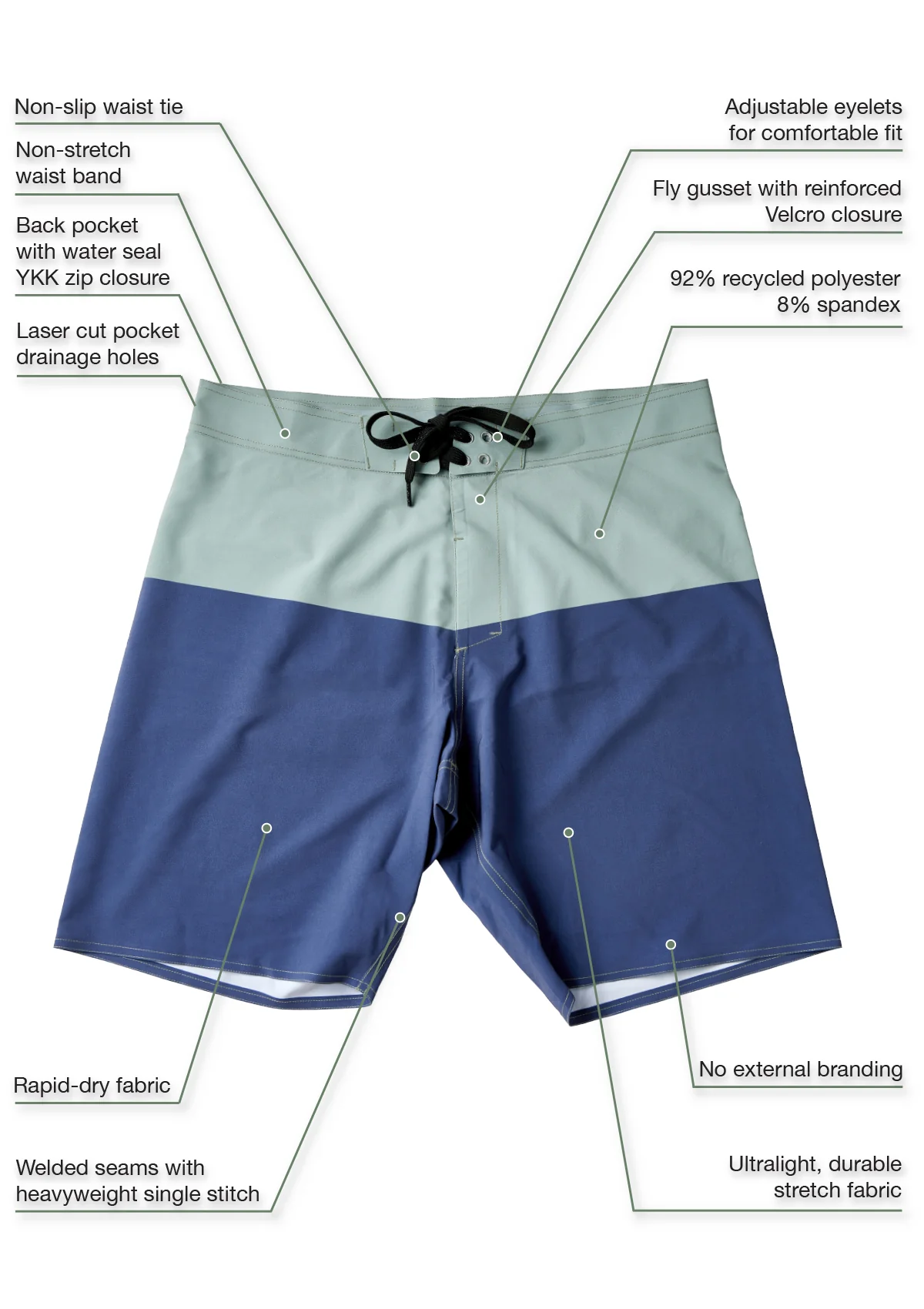 Ocean Ultralight Boardshort - Image 6