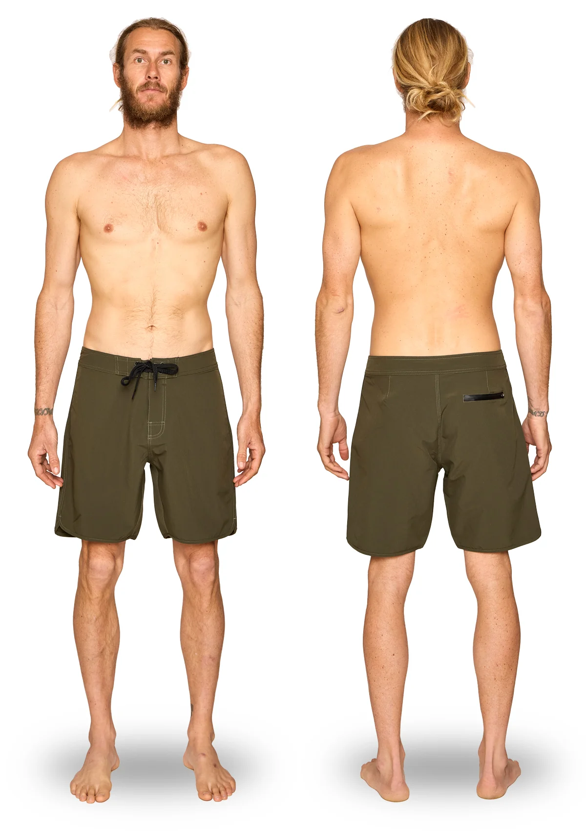 Olive-Scallop Boardshort - Image 3