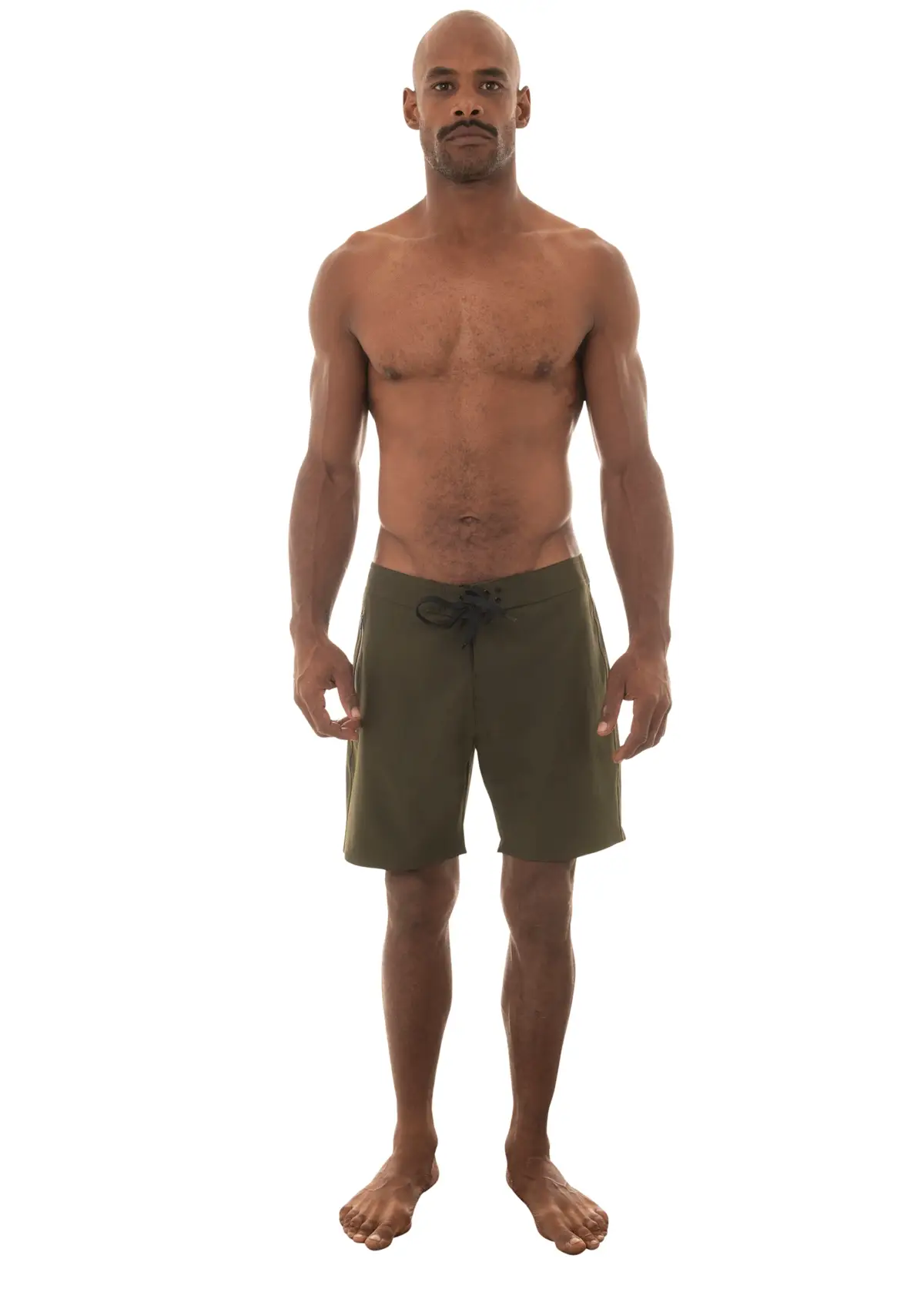 Olive-Side Pocket Boardshort - Image 4
