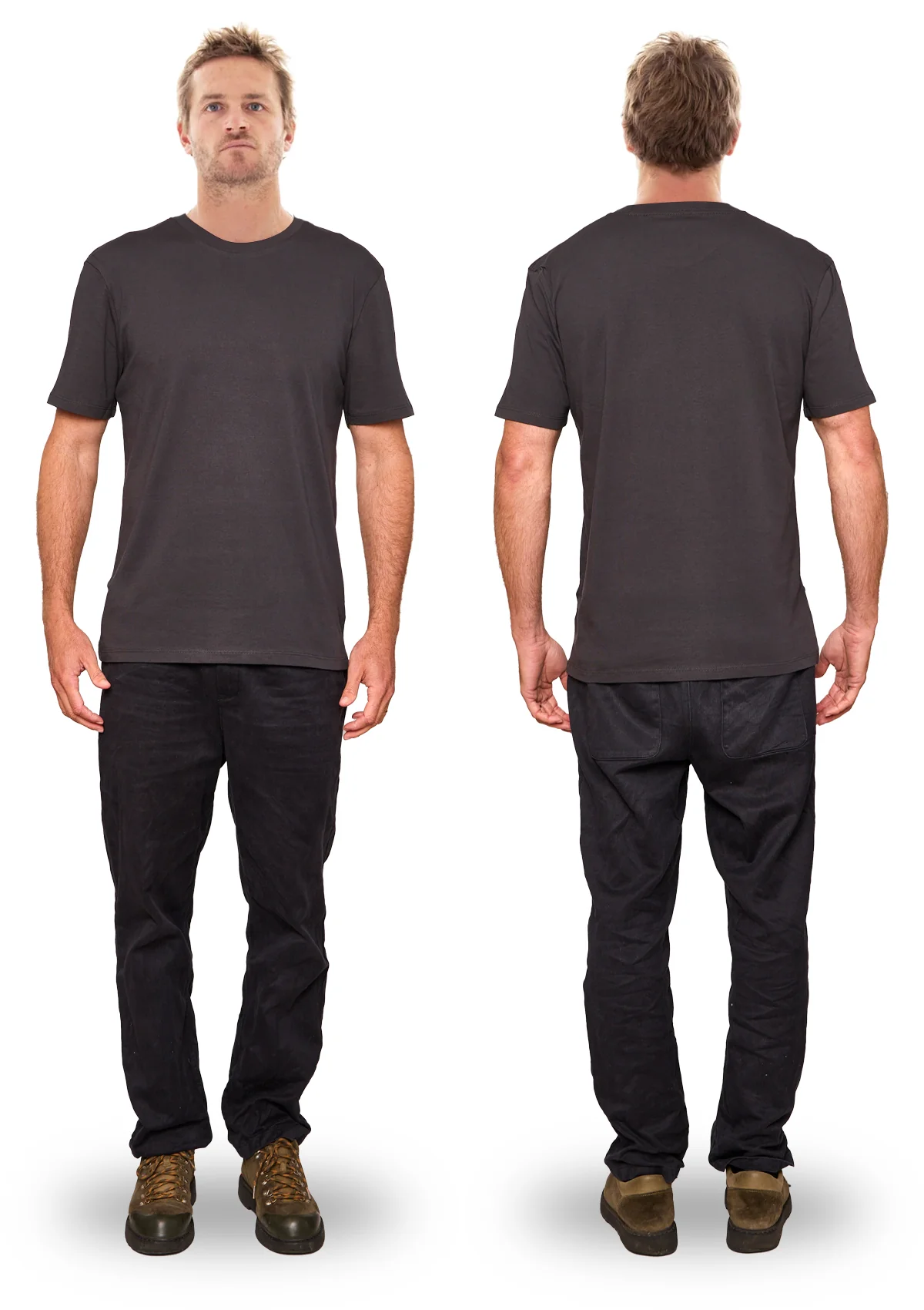 Organic Cotton T-shirt - Twilight Black - Image 3