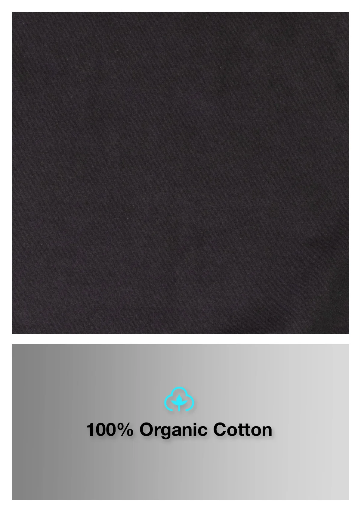 Organic Cotton T-shirt - Twilight Black - Image 5