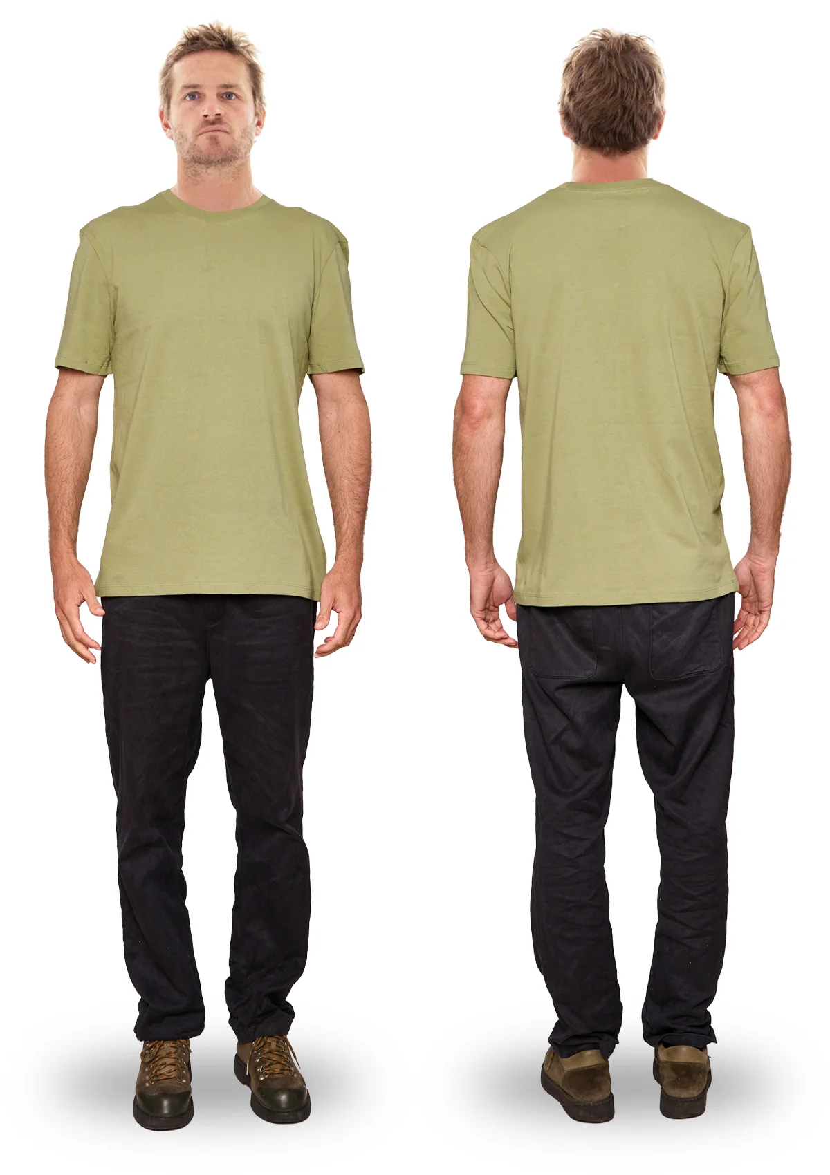 Organic Cotton T-shirt - Eucalyptus - Image 3
