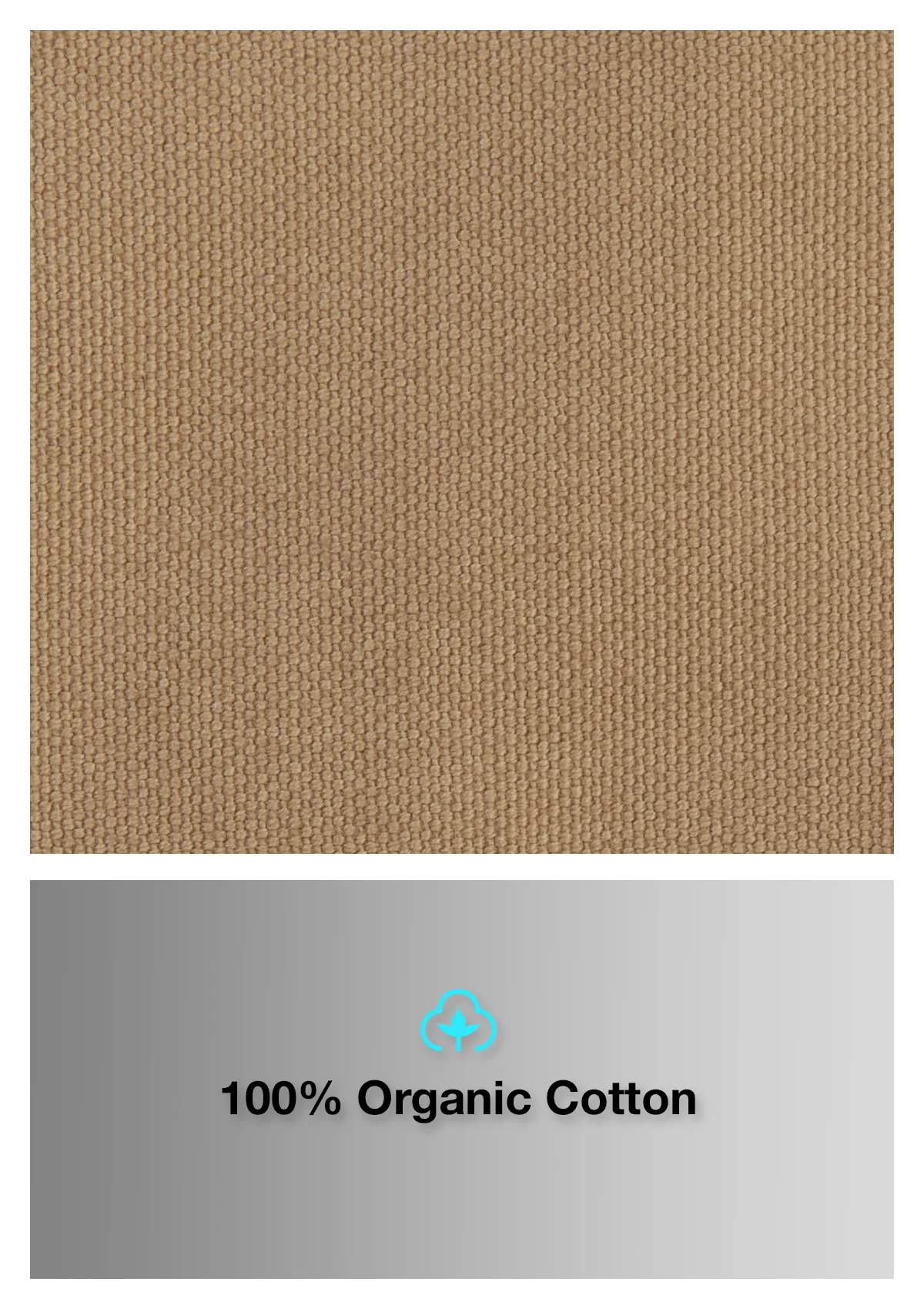 Organic Cotton / Wool Insulated Jacket - Tan - Image 4