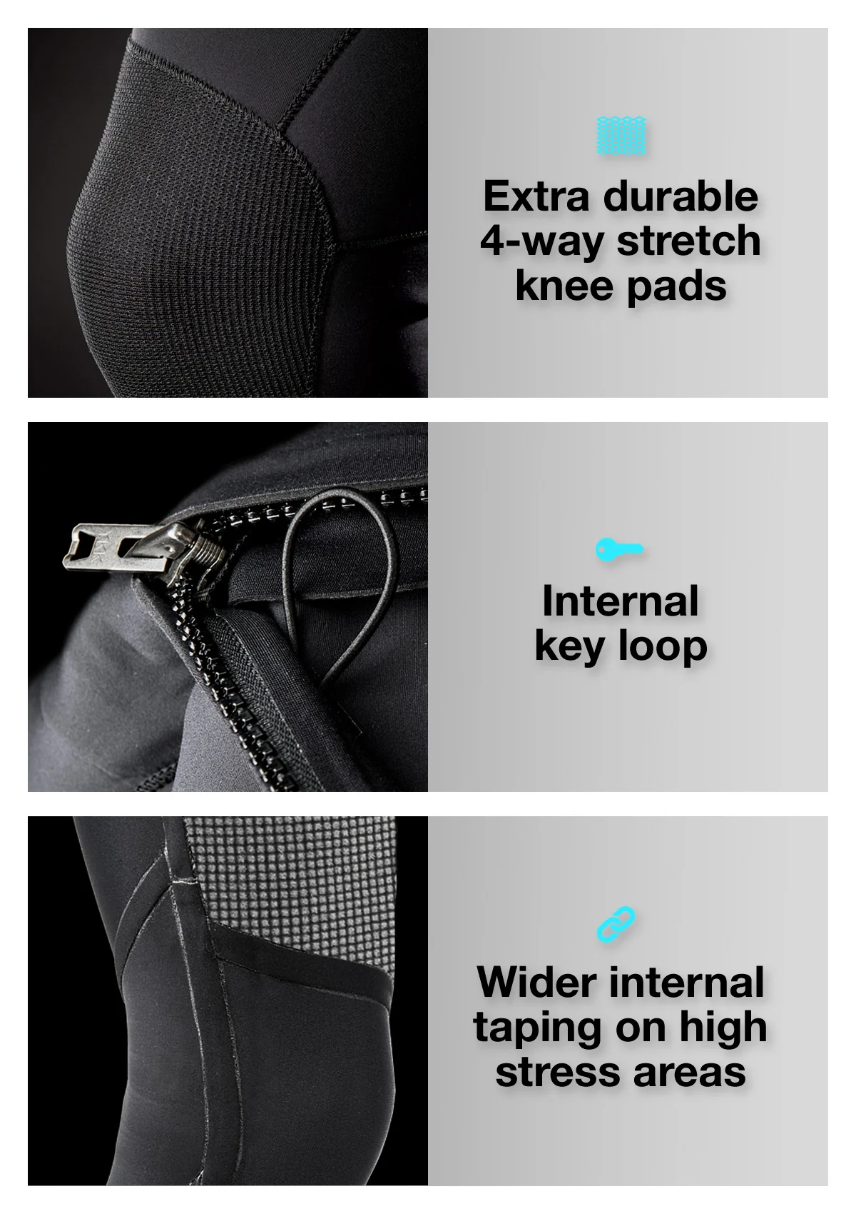 Womens 3/2 Thermal Chest Zip Wetsuit - Image 4