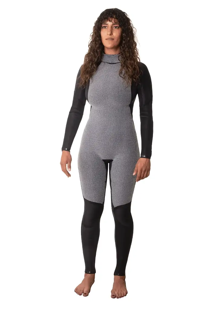 Womens 4/3 Thermal Back Zip Wetsuit - Image 4