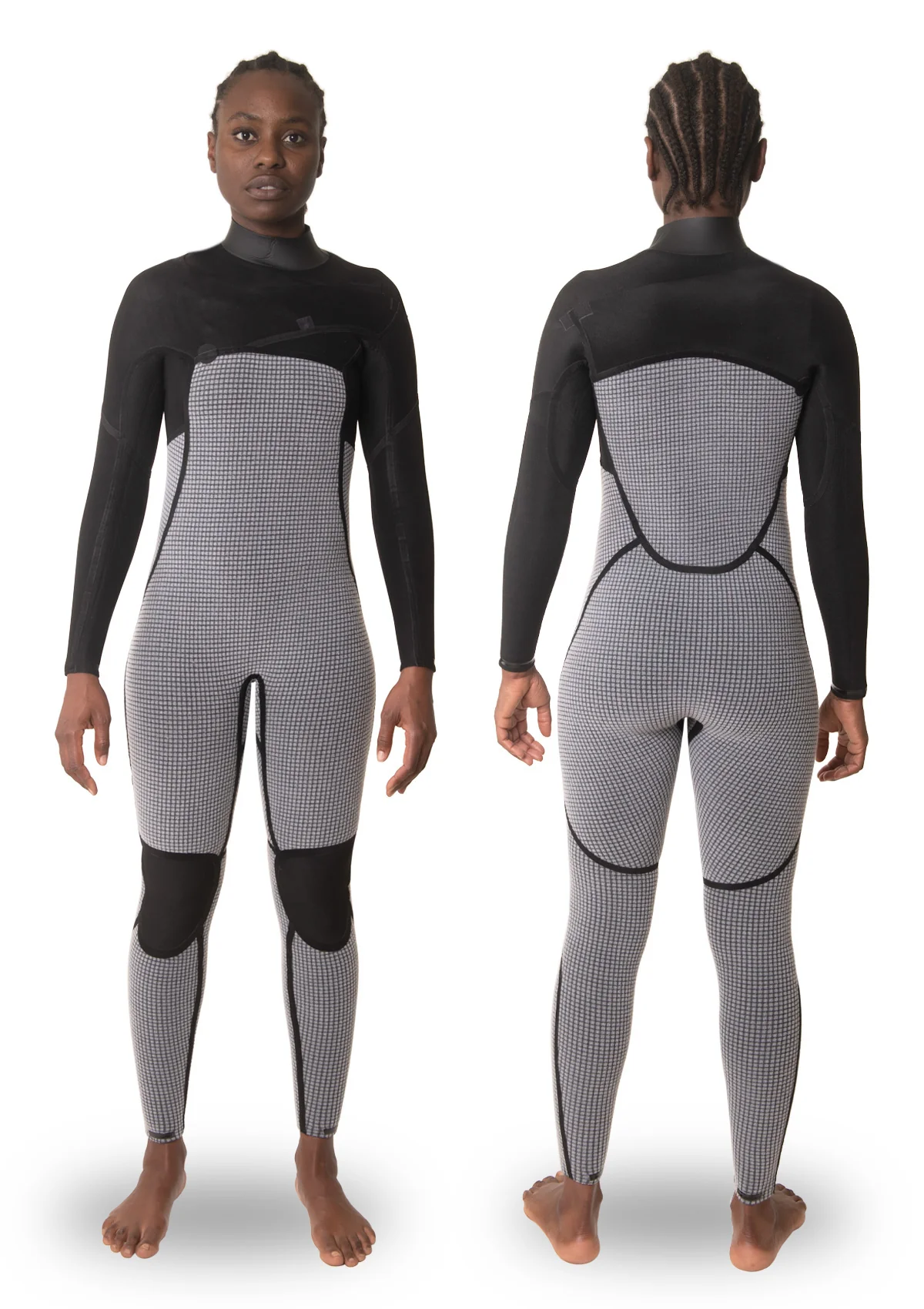 Womens 4/3 Liquid Sealed Thermal Chest Zip Wetsuit - Image 2